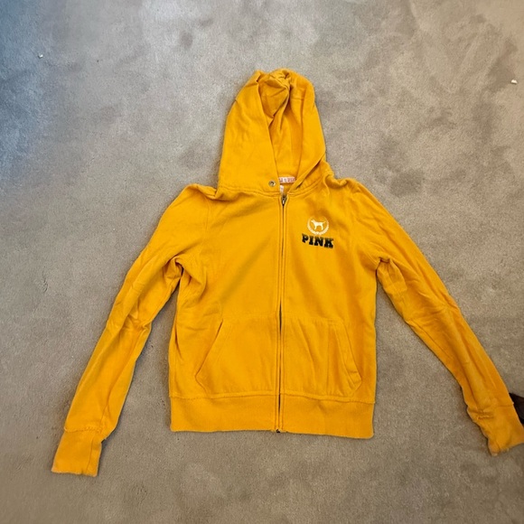 PINK Victoria's Secret Other - PINK Victoria's Secret Mustard Hoodie